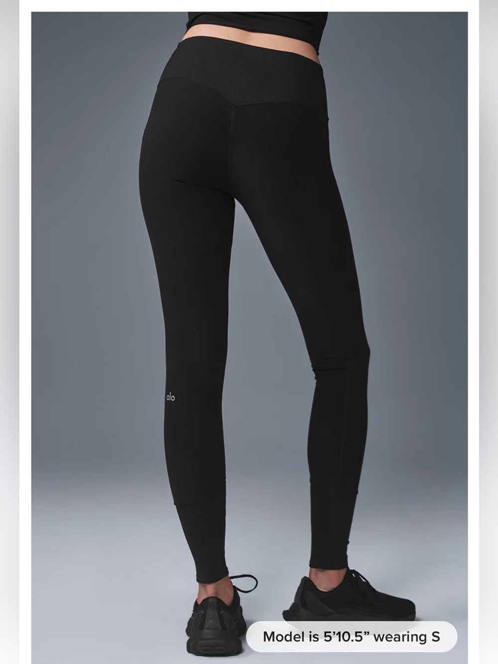 ALO Yoga black High-Waist Alosoft Lounge Legging